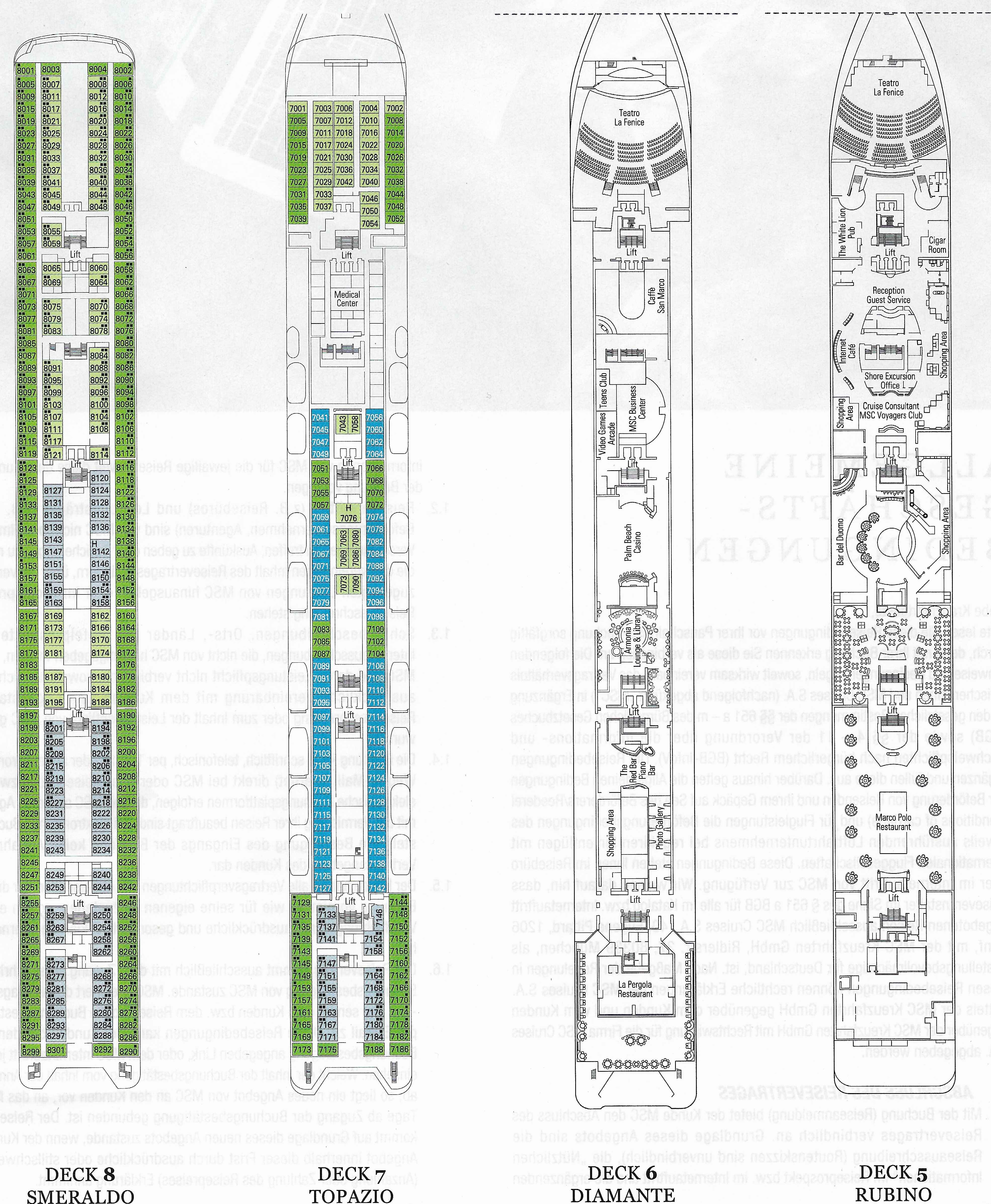 Deckplan 2 Ausschnitt